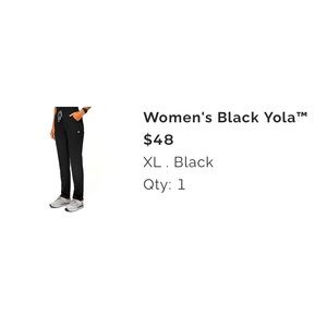 FIGS XL black scrub pants